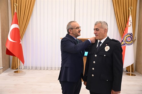 2025 Yılı Rütbe Terfi Töreni Vali Yavuz’un Katılımıyla Gerçekleştirildi